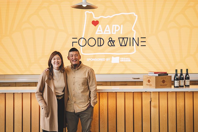 AAPI Food & Wine event founder Lois Cho with husband Dave. ## Photo by Josh Chang/Foundry 503 AAPI Food & Wine event founder Lois Cho with husband Dave. ## Photo by Josh Chang/Foundry 503