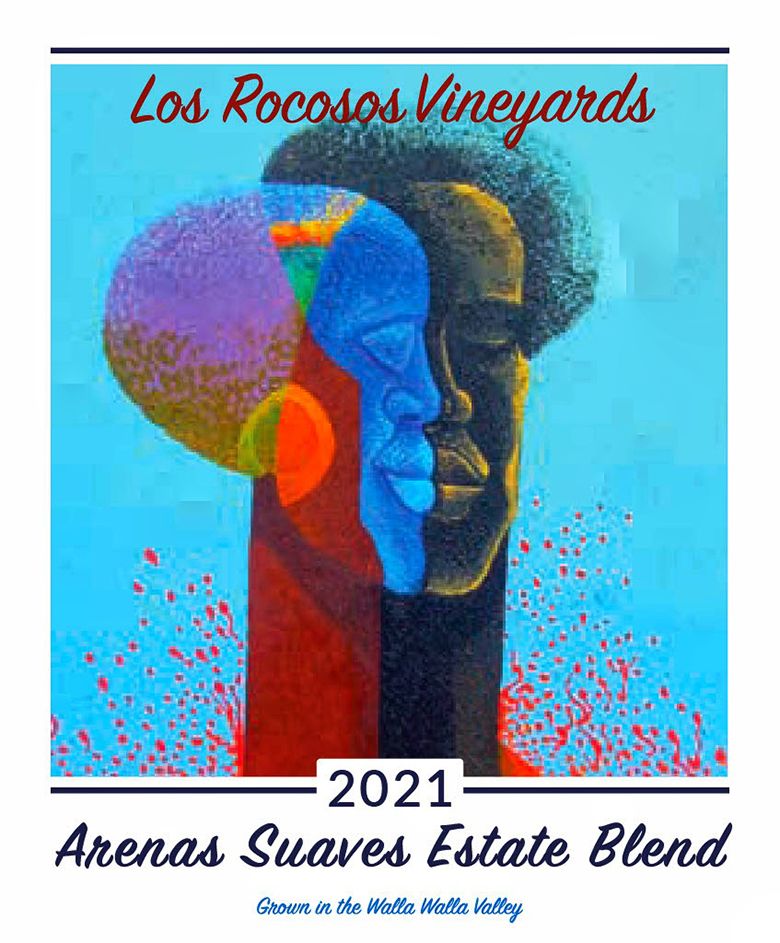Two examples of the unique artwork owner Roger Lemstrom chooses for his Los Rocosos Vineyards’ labels. ## Image provided by Los Rocosos Vineyards Two examples of the unique artwork owner Roger Lemstrom chooses for his Los Rocosos Vineyards’ labels. ## Image provided by Los Rocosos Vineyards