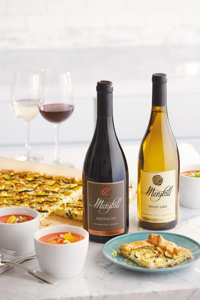 Food and wine at Maryhill Winery. ## Photo provided by Maryhill Winery