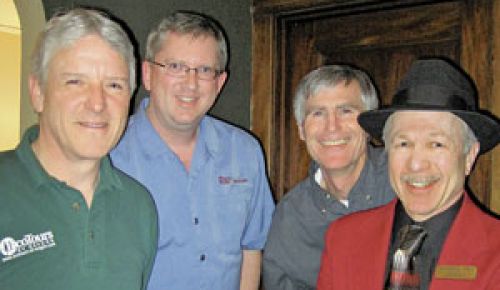 From left: Jeff Davies, Ron Burke, Ralph Stinton and James Merlot.