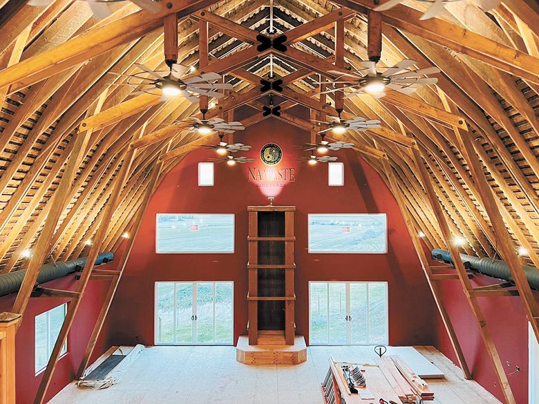 Dave Masciorini, owner of Namaste Vineyard, has transformed the 100-year old barn on his property, doing much of the work himself. He plans to open the new tasting space later this spring. ## Photo provided by Namaste Vineyards Dave Masciorini, owner of Namaste Vineyard, has transformed the 100-year old barn on his property, doing much of the work himself. He plans to open the new tasting space later this spring. ## Photo provided by Namaste Vineyards
