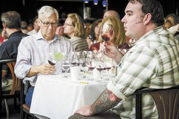 Attendees participate in a Pinot seminar during this year s IPNC.