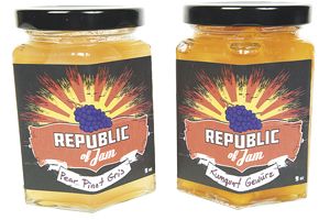 Republic of Jam products use less sugar and more fruit than commercially jams. Republic of Jam products use less sugar and more fruit than commercially jams.