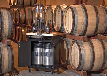 Wooldridge Creek kegs some of their wines
through Cask Wine Brokers. Customers are
poured wine through a tap. Photo provided. Wooldridge Creek kegs some of their wines
through Cask Wine Brokers. Customers are
poured wine through a tap. Photo provided.