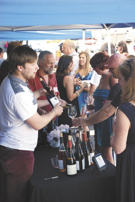 Alex Fullerton pours his eponymous brand to guests at the recent PDX Urban Wineries event.Photo by Jade Helm