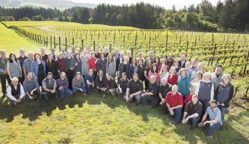 Yamhill-Carlton AVA members at Anne Amie Vineyards. ##Photo by RJ Studios.