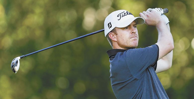 Matt Marshall plays his tee shot on the third hole during 2016 U.S. Open Sectional Qualifying at Royal Oaks Country Club in Vancouver, Washington on June 6. ##Photo by Steven Gibbons/USGA