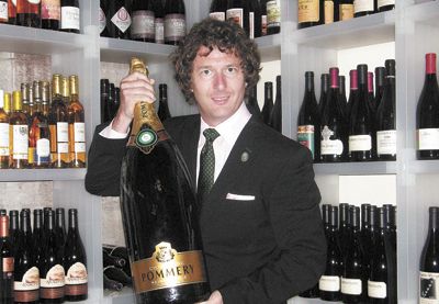 Robert Volz stands in his temperature controlled
cellar above Pour Wine Bar & Bistro in Northeast Portland. Photo provided. Robert Volz stands in his temperature controlled
cellar above Pour Wine Bar & Bistro in Northeast Portland. Photo provided.