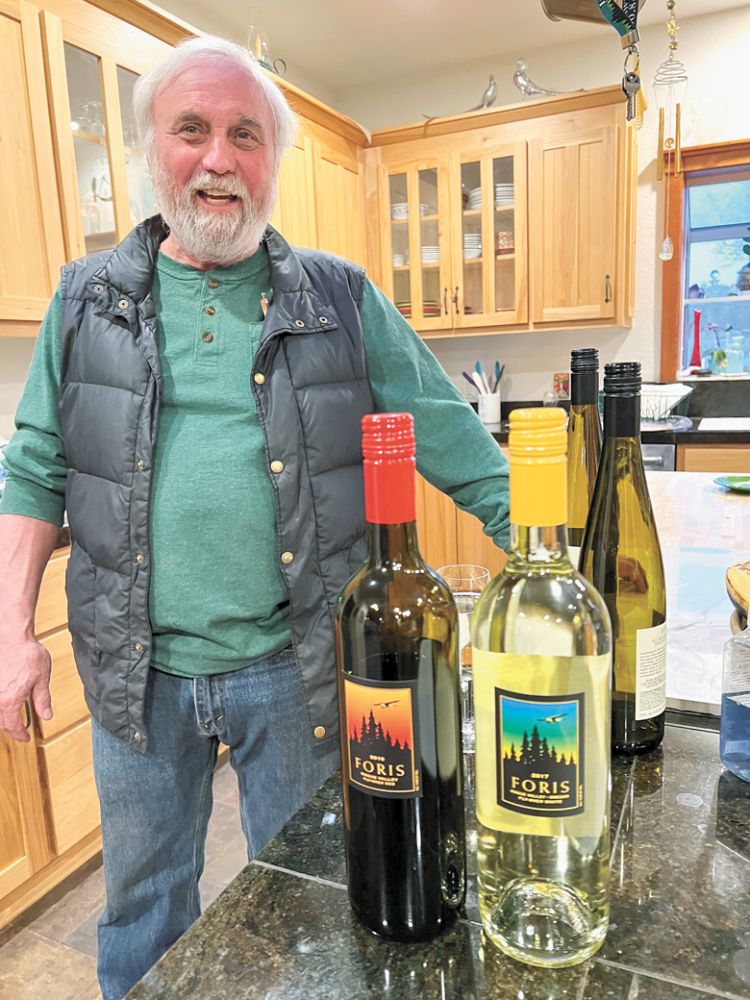 Foris Vineyards and Winery founder and raconteur Ted Gerber.##Photo by Sarah Murdoch Foris Vineyards and Winery founder and raconteur Ted Gerber.##Photo by Sarah Murdoch