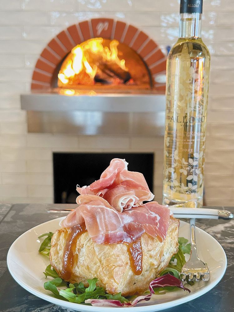 Taleggio and Prosciutto Tart ## Photo provided by Alloro Vineyard