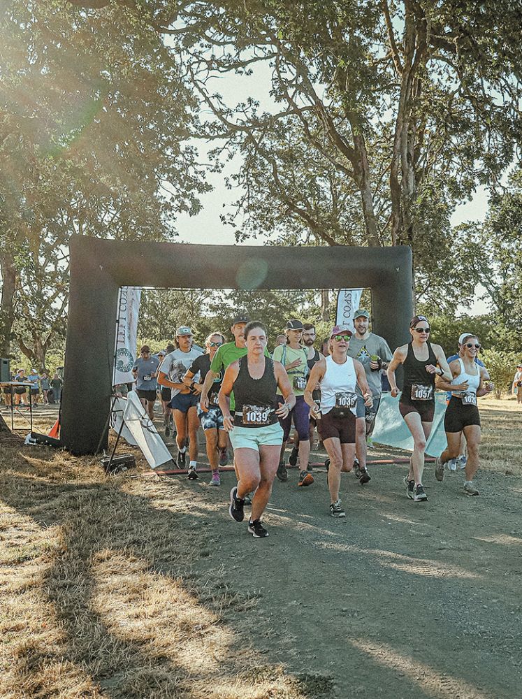 Runners as they participate in the Run for the Oaks, a fundraising effort held each August at Left Coast Estate. ##Photo provided by Left Coast Estate Runners as they participate in the Run for the Oaks, a fundraising effort held each August at Left Coast Estate. ##Photo provided by Left Coast Estate