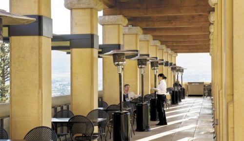 The Terrace at Mission Hill Family Estate Winery in West Kelowna, BC.