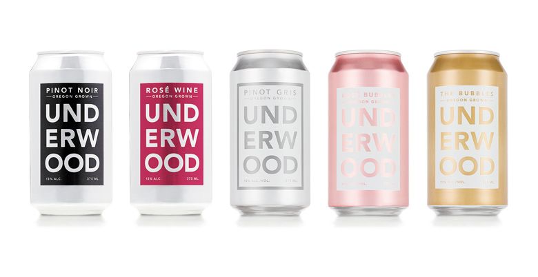Union Wine Company s Underwood canned wine brand produces Pinot Noir, rosé, Pinot Gris, along with two sparkling wines.##Photo PROVIDED