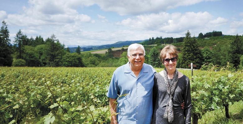 Owners Saj and Pauline Jivanjee of Archer Vineyard. ##Photo provided