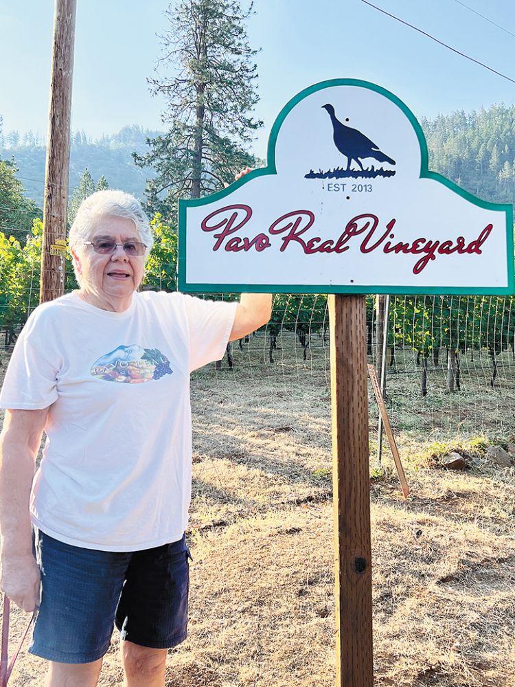 Pavo Real Vineyard owner Virginia Oaxaca. ## Photo provided by Pavo Real Vineyard Pavo Real Vineyard owner Virginia Oaxaca. ## Photo provided by Pavo Real Vineyard