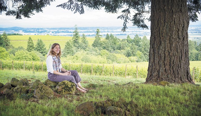 Veronique Boss-Drouhin of Domaine Drouhin Oregon. ##Photo by Andrea Johnson