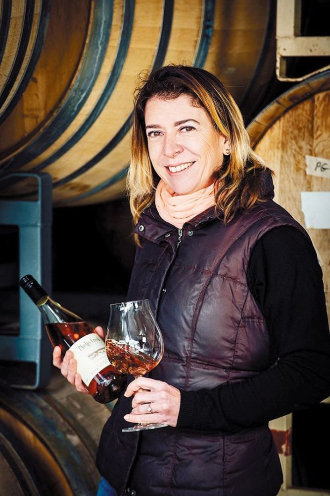 Contributing consultant Alexandrine Roy of France’s Domaine Marc Roy. ## Photo provided by Phelps Creek Vineyards Contributing consultant Alexandrine Roy of France’s Domaine Marc Roy. ## Photo provided by Phelps Creek Vineyards