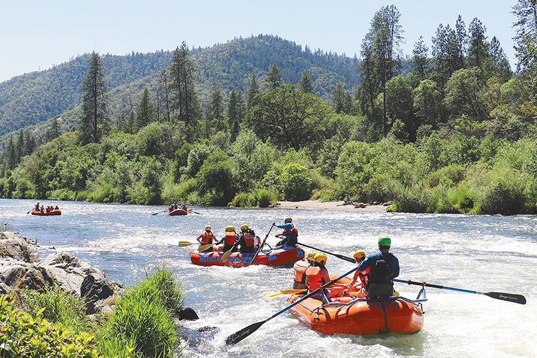 Rafters floating down the Rogue River. ## Photo credit: Jade Bansen with Rogue Rafting Company