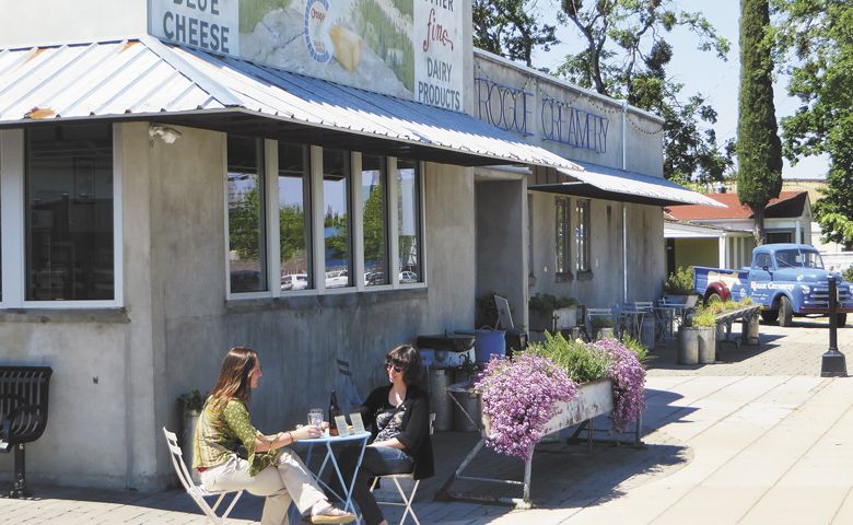 Rogue Creamery s cheese shop in Central Point, Oregon. ##Photo provided