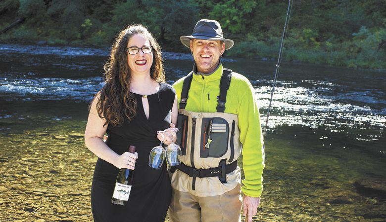 New Steamboat Inn owners Melinda and Travis Woodward. ##Photo by Justin Bailie