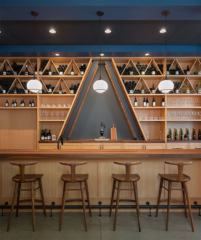 The new Satyr Fire tasting room bar. ## Photo provided by Satyr Fire