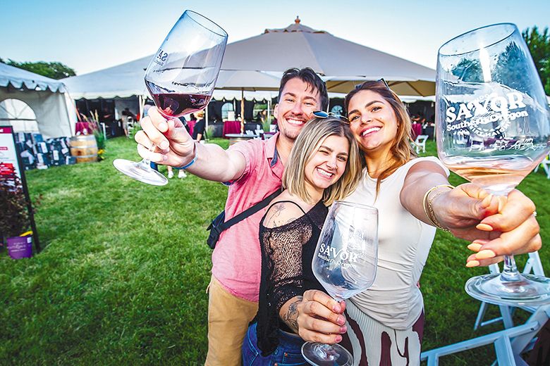 Guests at last year&rsquo;s inaugural Savor Southern Oregon event.  ## Photo provided by Travel Medford
