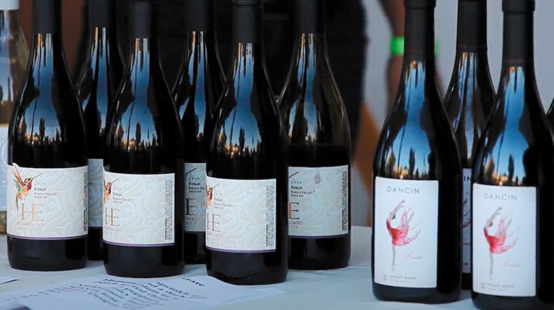 Bottles of Rogue Valley wines. ## Photo provided by Travel Medford Bottles of Rogue Valley wines. ## Photo provided by Travel Medford