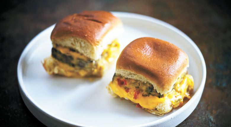 Le Pigeon/Canard chef Gabriel Rucker s Steam Burgers prepared from home. ##Photo provided