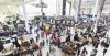 Crowds gather at the 2018 SIP! McMinnville Wine & Food Classic at the Evergreen Air and Space Museum. ##Photo by Marcus Larson