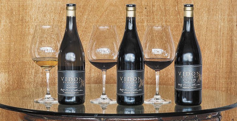 : Apollo Chardonnay is named for the famous space missions. Hagge worked at NASA Houston from the time of Apollo 7 through 13. ##Photos by Paul Cunningham, Paul Cunningham Photography