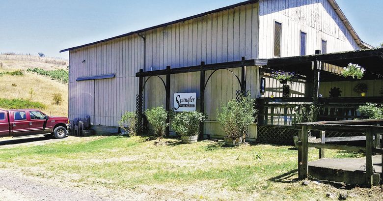 Spangler tasting room and winery. ##Photo by Michael Alberty