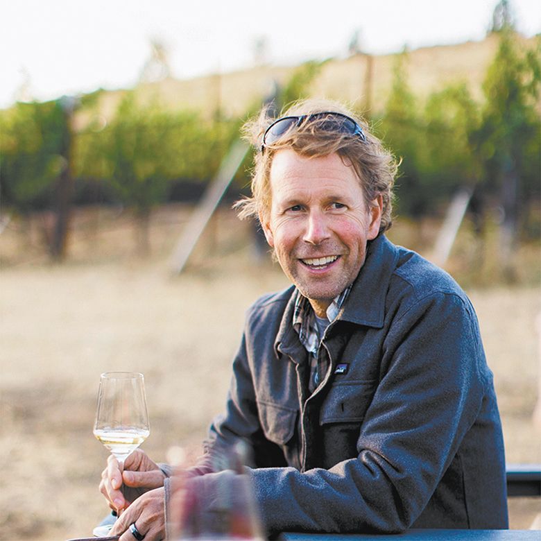 Biodynamic farmer and Analemma co-founder, Steven Thompson. ##Photo by Michael Hanson