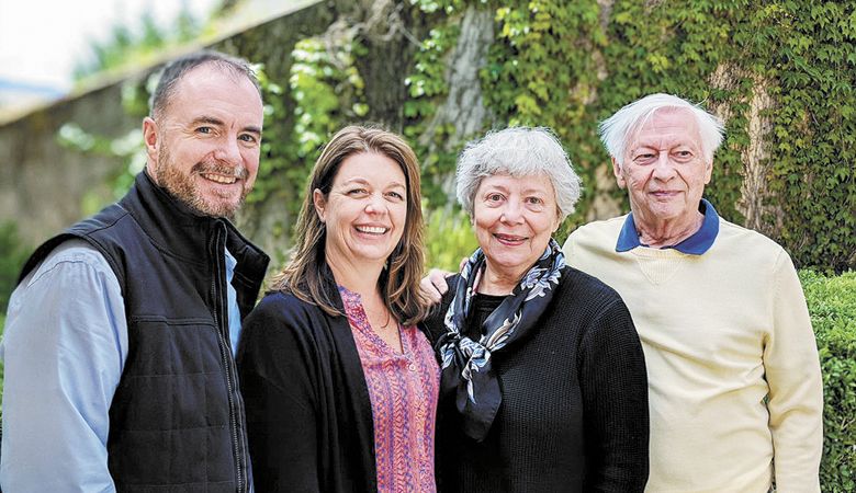 The Carlton Winemakers Studio founders and former owners (from left) Eric Hamacher, Luisa Ponzi, and Kirsten and Ned Lumpkin. ##Photo provided