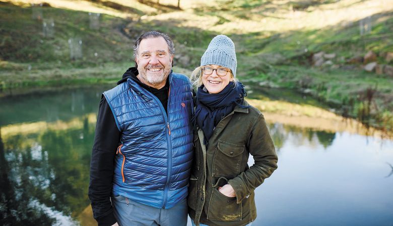 Tabula Rasa Farms owners Brenda Smola-Foti and Frank Foti. ##Photo by Maggie KIrkland