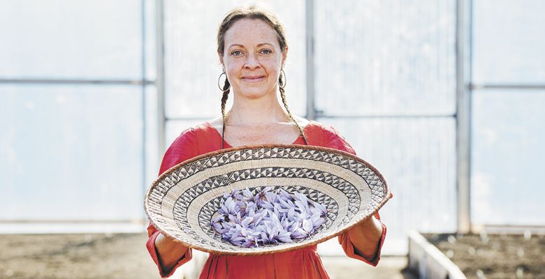 Tanya Golden of Golden Saffron Co. ##Photo by Kathryn Elsesser