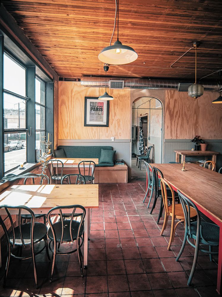 The interior of Southeast Portland&rsquo;s The Stazione. ## Photo by Ron Scott