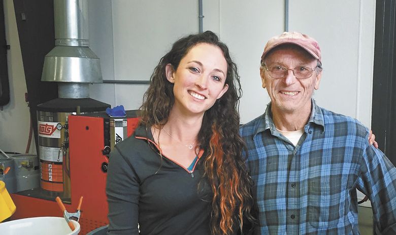 Longtime winegrower Bruce Weber and winemaker Meredith Bell of Statera Cellars. ##Photo Provided