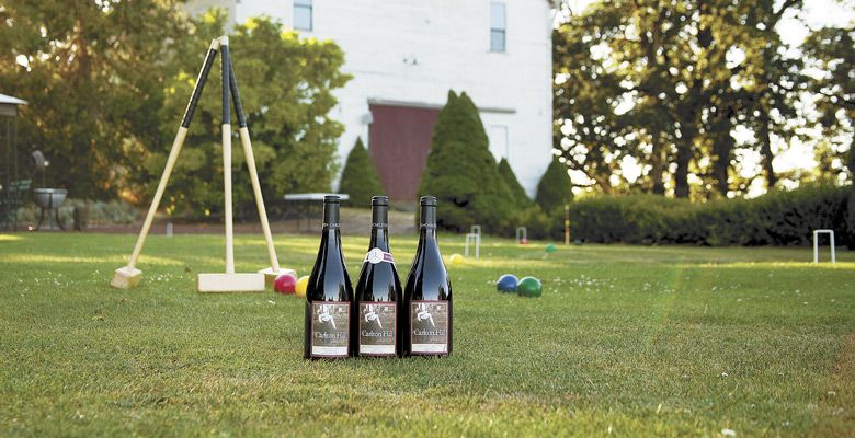 Polite maintains the croquet court just outside the property’s old barn. Guests are welcome to play if the mallets are out and the sun is shining. ##Photo Provided