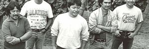 The original Tualatin Estate Vineyard and Winery crew, taken in 1980. Miguel Loeza, Willamette Valley Vineyards  current vineyard foreman, is standing in the center. Efren Loeza, Willamette Valley Vineyards  current vineyard manager, is on the far right. ## Photo provided by Willamette Valley Vineyards