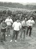 The original Tualatin Estate Vineyard and Winery crew, taken in 1980. Miguel Loeza, Willamette Valley Vineyards  current vineyard foreman, is standing in the center. Efren Loeza, Willamette Valley Vineyards  current vineyard manager, is on the far right. ## Photo provided by Willamette Valley Vineyards