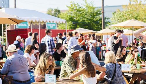 Diners at last year’s Summer Supper, an Urban Gleaners’ fundraising event. ## Photo provided by Urban Gleaners