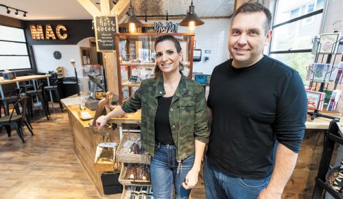 Joseph and Mandy Vadnay, Vadnay Chocolate, McMinnville. ##Photo by  Marcus Larson