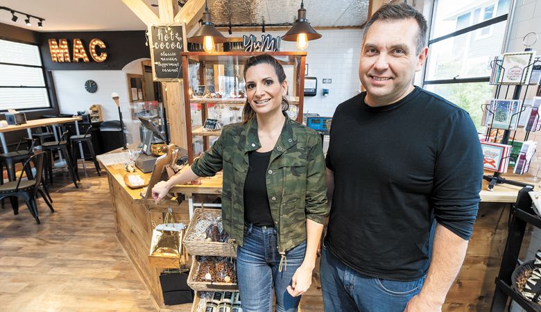 Joseph and Mandy Vadnay, Vadnay Chocolate, McMinnville. ##Photo by  Marcus Larson