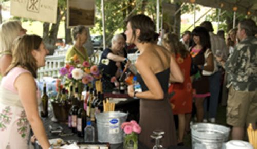 Guests and winery representatives enjoy last year s World of Wine Festival at Del Rio Vineyards.  This year, more than 500 tickets are expected to be sold.  Photo provided.
