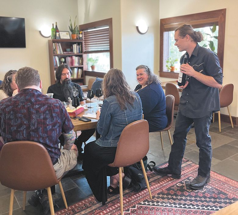 Diners being served by a student at the college s Capstone Kitchen restaurant. ## Photo provided by Walla Walla Community College