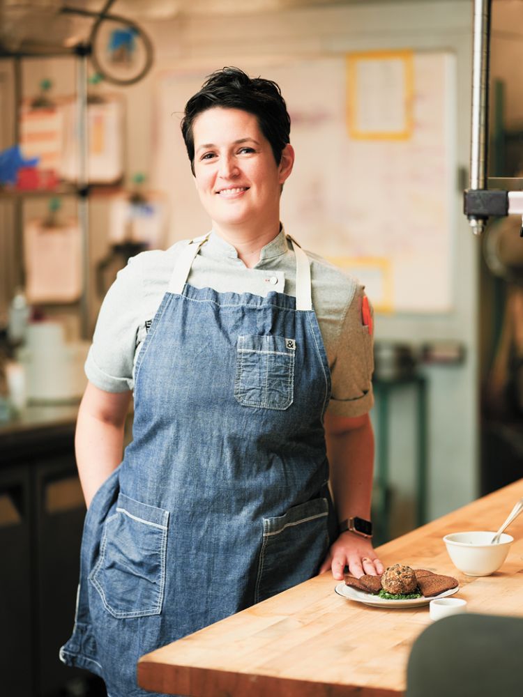 Portland chef and cookbook author Bonnie Frumkin Morales. ##Photo by AJ MEEKER