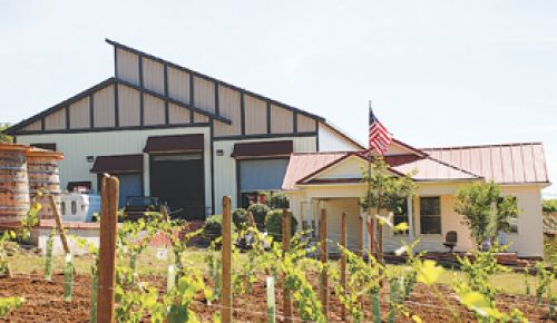 Torii Mor s Gold LEED-certified winery was completed in 2007.  Annual production capacity is 30,000 cases.  Photo provided.