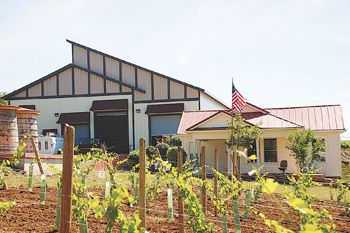 Torii Mor s Gold LEED-certified winery was completed in 2007.  Annual production capacity is 30,000 cases.  Photo provided.