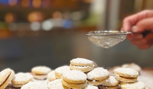 Each Christmas, Ximena Orrego, winemaker and co-owner of Atticus Wine prepares traditional Peruvian alfajores using a closely guarded recipe passed down through generations. ## Photo provided by Atticus Wine