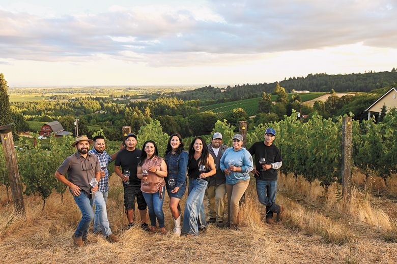 rom left; Miguel Lopez, Adrian Mendoza, Hector Cabrera, Sonia Nieto Solano, DeAnna Ornelas, Sofia Torres McKay, Fermin Valdovinos, Elizabeth Sánchez and Ivan George.